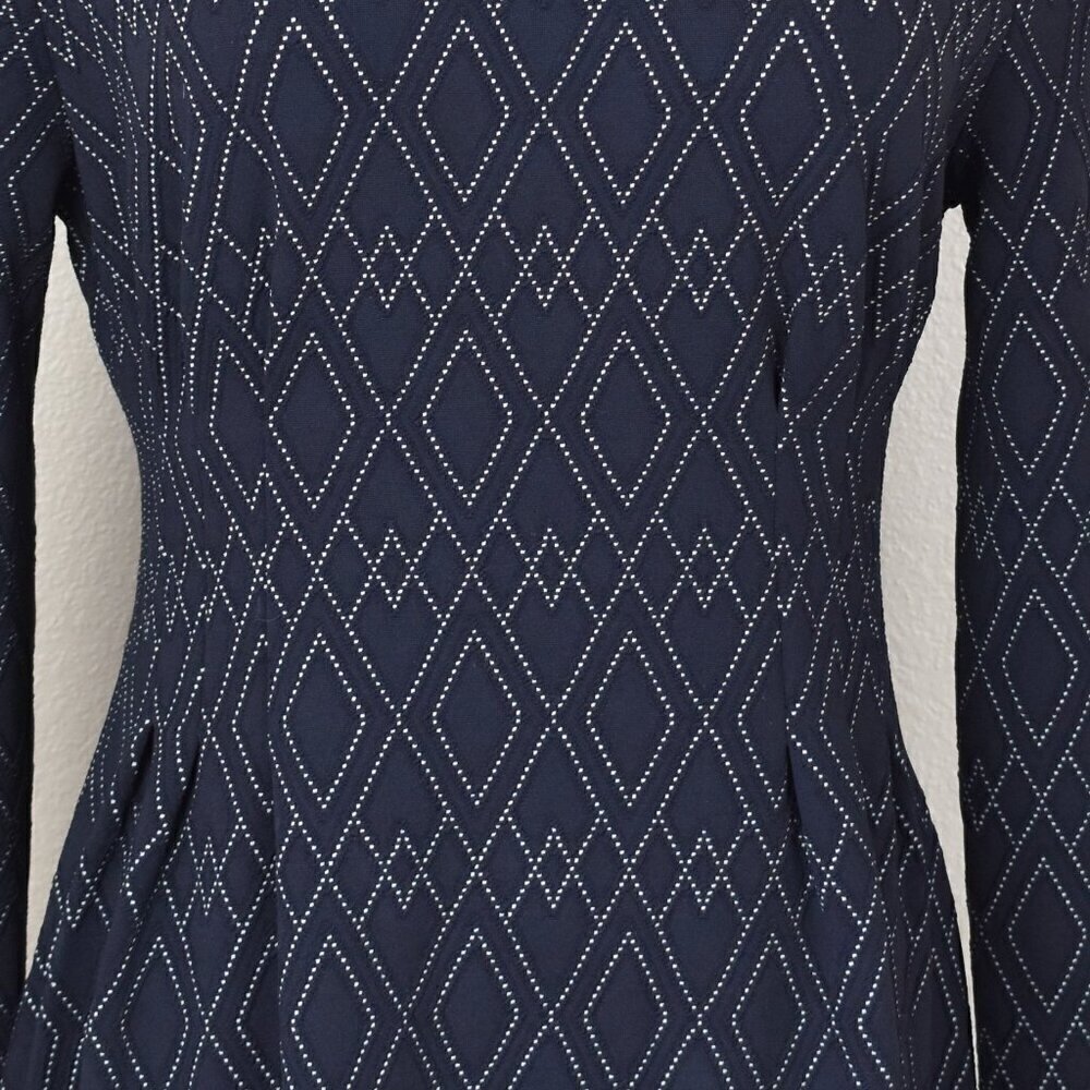 Leota Lara Long Sleeve Fit and Flare Dress - S - Picture 9 of 11